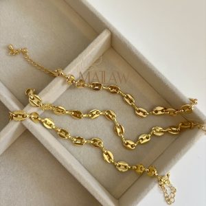 PULSERA GUCCI DORADA GRUESA DAMA
