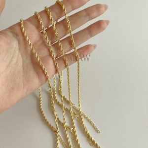 CADENA BABY LAZO DORADA