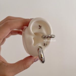 SIMULADOR TRENZADO PLATEADO