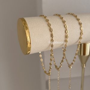 TOBILLERA GUCC DELGADA DORADA