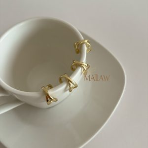 SIMULADOR ENLAZADO LISO DORADO