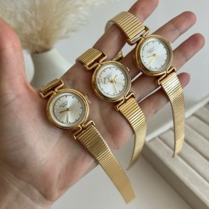RELOJ CLASICO PINTEREST DORADO