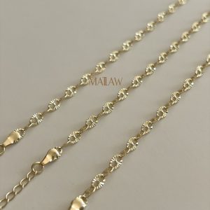 TOBILLERA GUCC DIAMANTADA DORADA