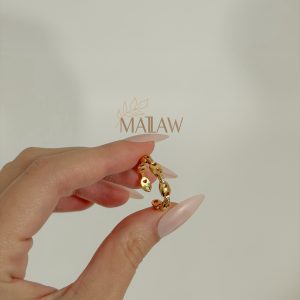ANILLO GUCC DORADO COMBINADO