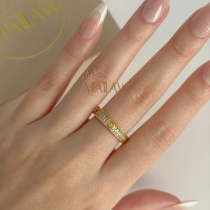 ANILLO LOVE BRILLANTE DELGADO POR TALLA